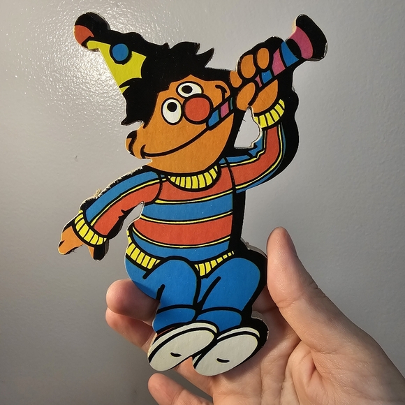 Vintage Dolly Toy Sesame Street Muppets Birthday Party Wall Decor Set - Picture 4 of 10